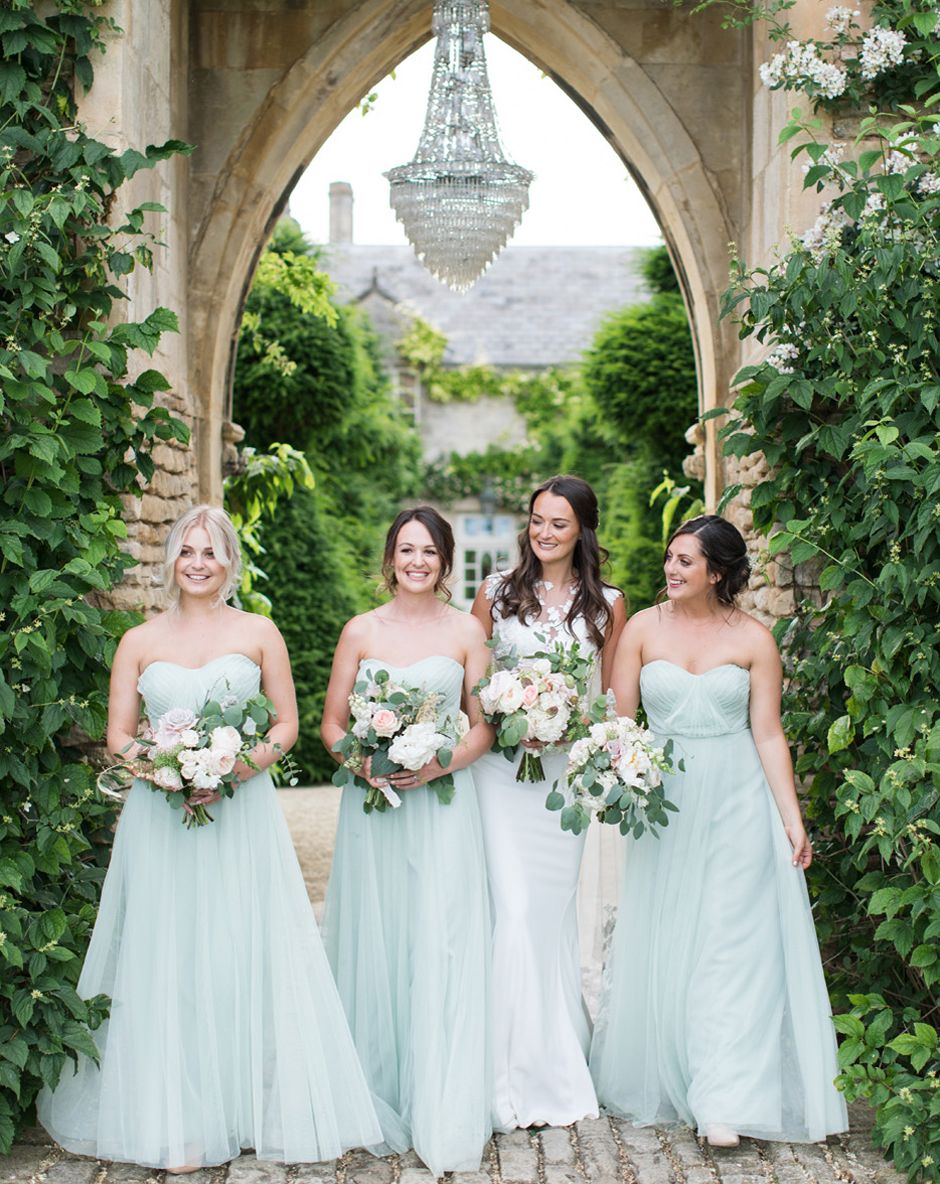 Pale Green Bridesmaid Dresses for a ...